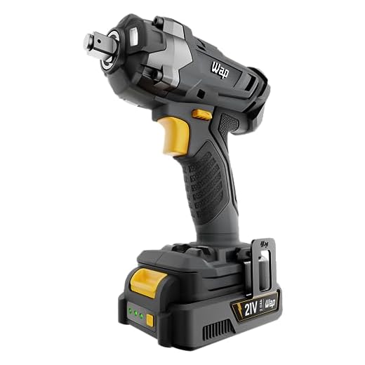 WAP Chave de Impacto K21 CH01 Bateria Li-Ion 21VDC Torque de 350Nm com 4 Soquetes Encaixe Quadrado de 1/2" 2300 RPM