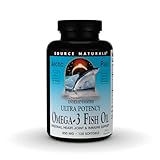 Source Naturals ArcticPure Omega-3 Fish Oil 850mg Ultra Potency EPA + DHA for Heart, Joint, Brain & Immune Health -Enteric Coated for Sensitive Stomachs - 120 Softgels