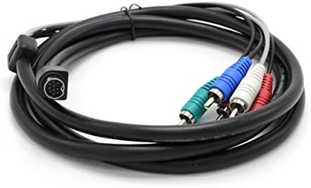 10 Pin Audio and Video DIN Cable - NOT S-Video Cable - RGB Component and Composite - Compatible with DIRECTV AT&T: H25, C31, C41, C41-W, C51, C61, C61-K