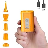 Petite et portable : cette mini pompe à air sans fil est ultra légère et portable, c'est un puissant article de gonflage et de dégonflage pour ballons d'exercice, flotteurs de piscine, lits gonflables et autres gonflables de piscine.