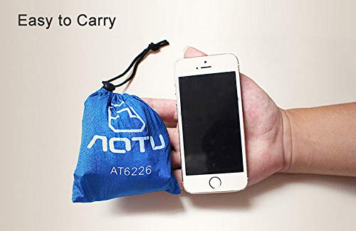 Aotu Travel U Shaped Pillow - Waterproof Inflatable U Shaped Air Pillow Camping Neck Cushion Car Head Neck Rest Air Cushion (Blue) #TOP2