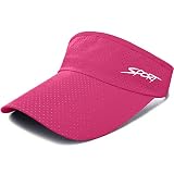 Bltong Sun Sports Visor Hats Women Men, UV Protection Breathable Adjustable Baseball Cap for Beach G