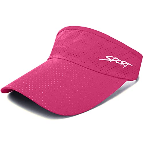 Bltong Sun Sports Visor Hats Women Men, Uv Protection Breathable Adjustable Baseball Cap For Beach Golf Running Tennis Pink #TOP6