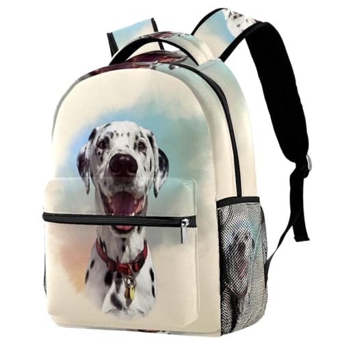 Sac à dos multicolore dalmatien avec bretelles rembourrées