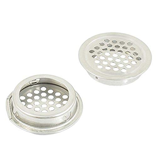 GBSTORE Perforated Mesh Design Stainless Steel Kitchen Sink Basin Drain Strainer 1.3 Inch 2 Pcs