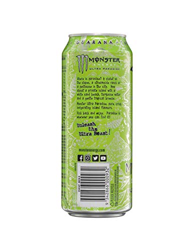 Image of Monster Energy Ultra Paradise 500ml, (Pack of 12 Cans X 500ml each)