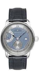 Amazon.co.jp: [ツェッペリン]ZEPPELIN 腕時計 Hindenburg グレー文字