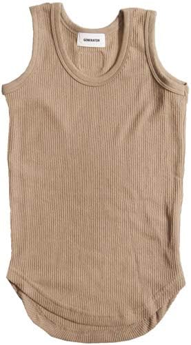 ジェネレーター ワッフル タンクトップ 出荷 ベージュ キッズ