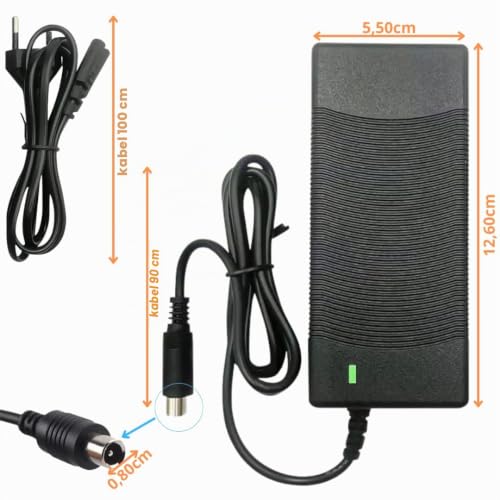 Ładowarka 42V do skutera Xiaomi M365 M365 Pro Ninebot Kickscooter Segway G30LE /ES1/ES2/E22E/E25/F25E/AIR T15 Phonillico®