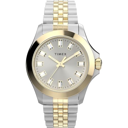 Timex Women's Kaia 40mm Watch - Two-Tone Bracelet Silver-Tone Dial Two-Tone Case