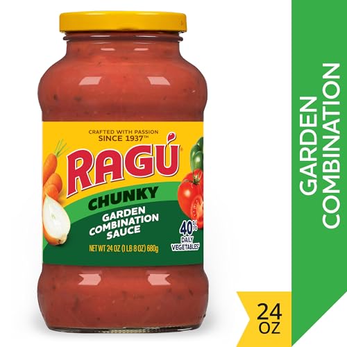 Image of Ragu Garden Combination Pasta Sauce, 680g (Pack of 2)