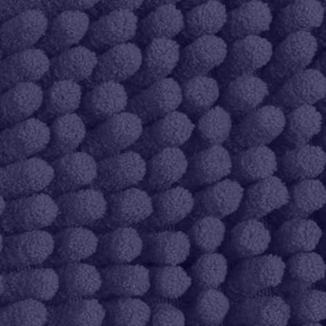 LuxUrux Bath Mat-Extra-Soft Plush Bath Shower Bathroom Rug, 1'' Chenille Microfiber Material, Super Absorbent Shaggy Bath Rug (40 x 60 cm, Lavender)