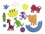 Darice 1039-48 Bucket of Foamies Stickers, Noah's Ark, 5-Ounce