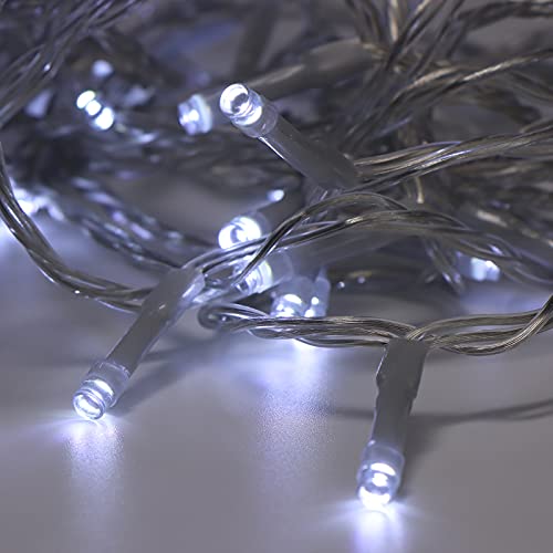 Seasonal Buddy 131Ft 400Led String Light (Cold White) For Outdoor Indoor Use (Ul Certified,Ip44 Waterproof), Plug In Fairy String Lights For Christmas Tree Christmas Decor, 8 Lighting Modes #TOP1