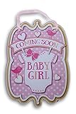 Forum Novelties Baby Girl Coming Soon Sign