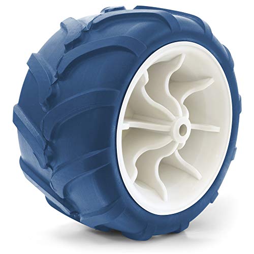 Creative Outdoor Single Replacement Tire Wheel for All-Terrain Kids Wagons | Blue/White