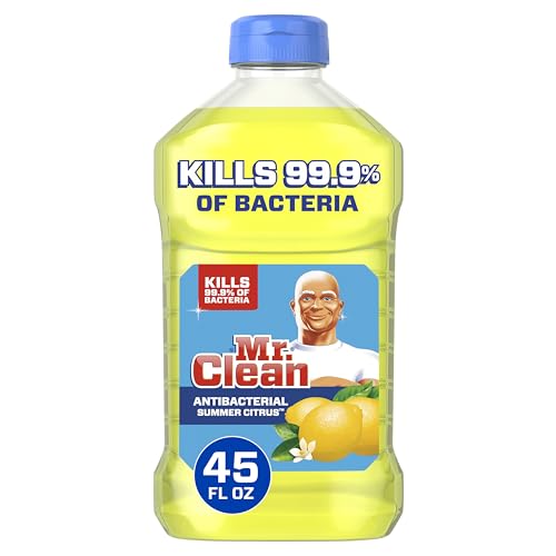 Mr. Clean Multi-Surface Antibacterial Cleaner, Summer Citrus, 45 Oz Bottle image 2
