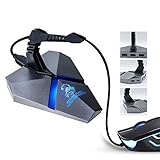 Docooler Hochgeschwindigkeits USB 2.0 Daten Gaming Hub mit DREI Anschlüssen Maus Bungee USB Hub Splitter TF Kartenleser Mausklemme