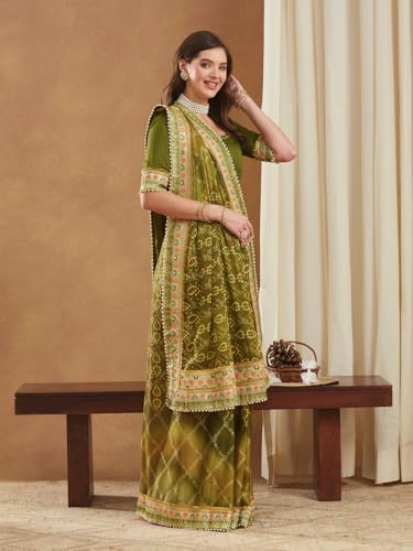 Image of Women's Banarasi Silk With Jacquard Print Saree With Blouse