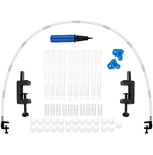 Arco de balão, conjunto de arcos de balão de mesa, kit de arco de balão de mesa para aniversários, casamentos, decorações de formatura