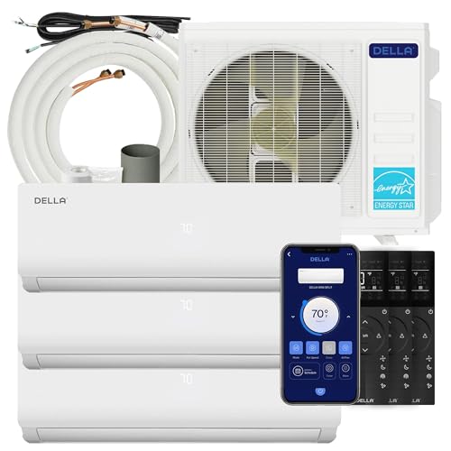 DELLA 28K BTU ODU Mini Split AC Tri 3 Zone