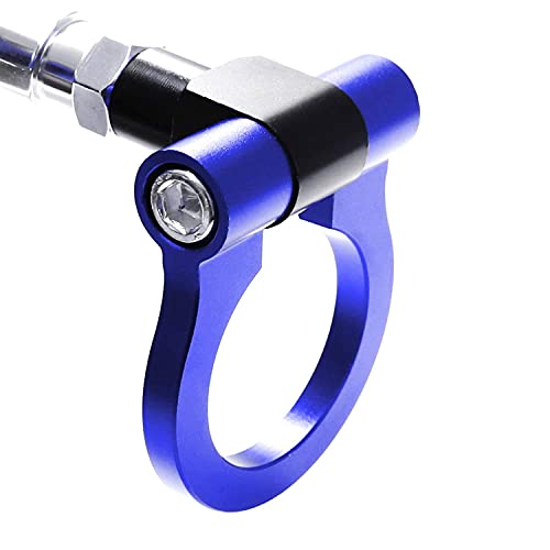 Ijdmtoy Blue Track Racing Style Tow Hook Ring Compatible With 2016-18 Ford Focus Rs Only (Does Not Fit Regular Or St Models), Made Of Lightweight Aluminum #TOP2