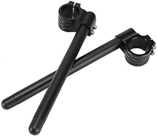 Fork Clip-ons Handle Bars CNC Riser Regular Handlebar for 1969-1982 Suzuki Yamaha (39mm)