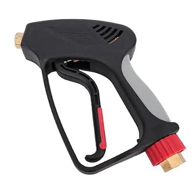 Leftwei Short Pressure Washer, 5000 PSI 10.5 GPM High Pressure Washer Handle with 5 Nozzles, 3/8" Quick Connector and M22-14mm Fittings, Power for Car Wash