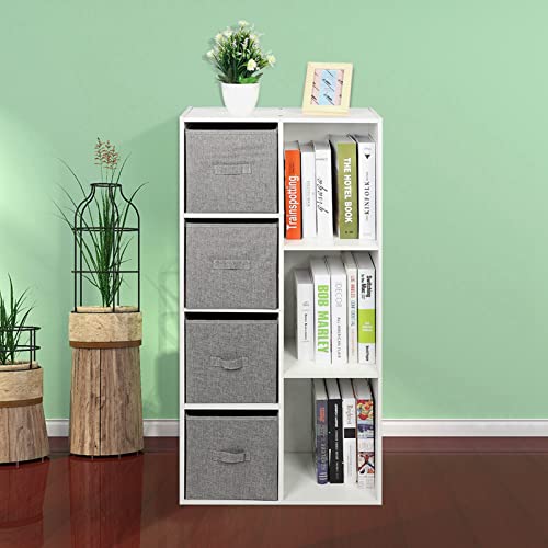 Solución al desorden en casa con la librería Cube de 7 estantes de diseño moderno 3