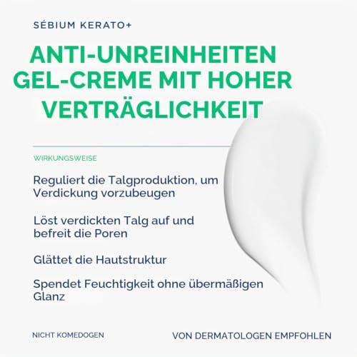 BIODERMA Sébium Kérato+ - beseitigt Pickel und Mitesser - Creme gegen Hautunreinheiten - zu Akne neigende Haut - von Dermatologen empfohlen… – Ansicht 3