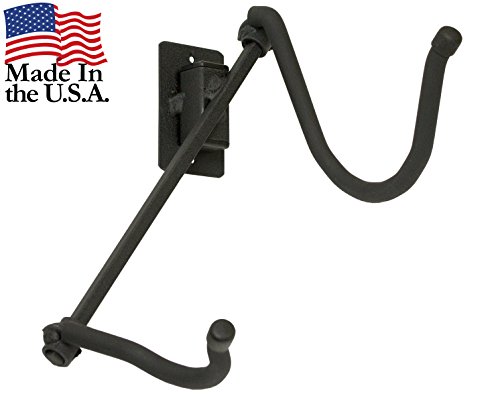 String Swing Saxophone Hanger - Wall Mount Holder for Alto or Tenor Sax - Stand Accessories Home or Band Room Studio Wall - Musical Instruments Safe without Hard Cases - Made in USA