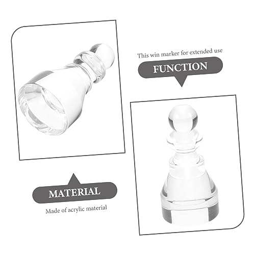 ifundom Roulette-Marker für Tischrad, Acryl-Gewinnmarker, Mehrzweck-Poker-Roulette-Zubehör, Chips für -Spiele