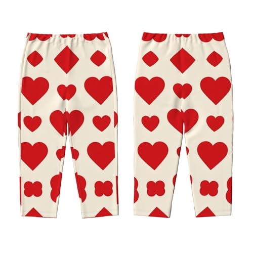 Pajama Pants Pajama Bottoms with Elastic Waistband Sleepwear Lounge Pants, Love Heart Print3