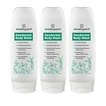 SWEAT GUARD® Deodorant Body Wash - 3 x 300ml. Antibacterial, Anti Sweat & Antifungal Shower Gel, Odour Eliminator. Antiperspirant Hyperhidrosis Treatment For Sensitive Skin - Natural Ingredients.