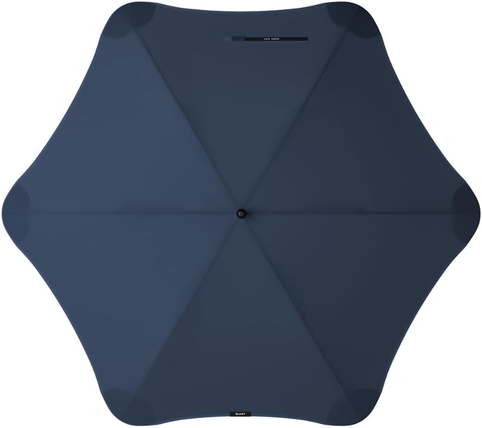 BLUNT Exec Windproof Golf Umbrella – 54" Large Umbrella for Wind and Rain, Durable Design for Travel & Sports, Heavy Duty, UV Protection - Midnight Navy