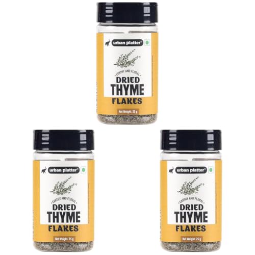 Image of Urban Platter Dried Thyme Flakes, 25g (Pack of 3)