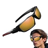 Generisch Polarisierte Sonnenbrille – -Linse, PC-Rahmen | Leichte UV-Schutz Anti-Blendbrille 57mm Für Männer Und Frauen, Outdoor-Sport, Angeln, Radfahren, Fahren, Und Golf