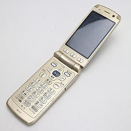 Amazon 富士通 白ロム Docomo ドコモ F 09b らくらくホン7 ゴールド 携帯電話本体 通販