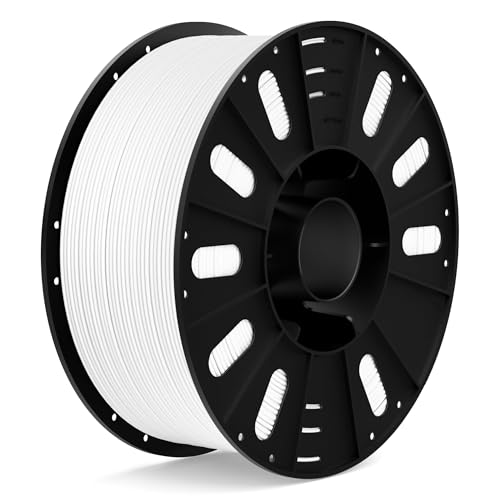ELEGOO PLA+ Filament 1.75mm White 3KG, High Toughness PLA Plus 3D Printer Filament Dimensional Accuracy +/- 0.02mm, 3kg Large Spool(6.6lbs) Fits for Most FDM 3D Printers