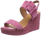 Respirant Geox Femme D Ponza Espadrille Wedge Sandales Cyclamen 40 EU, Rose, 40 EU
