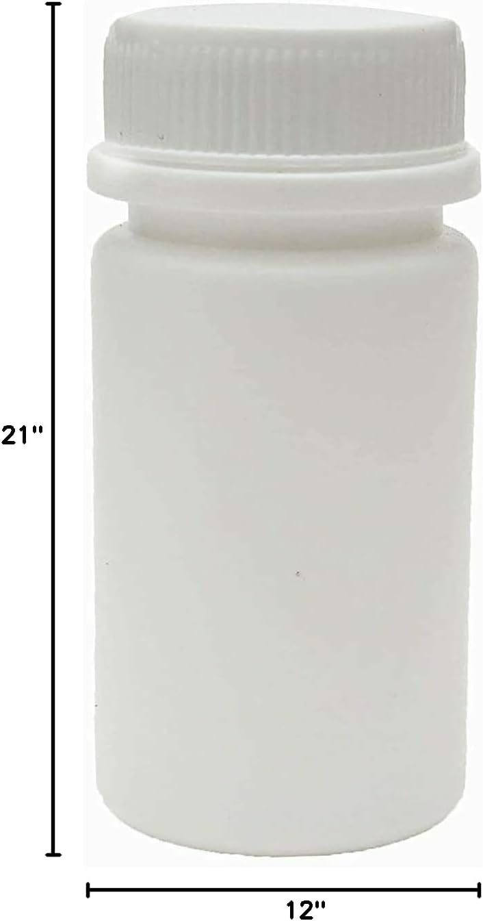 Homeopathic BIO CHEMIC Plastic Bottle, Half Ounce Bottle, 10 Gram - Pack Of 100