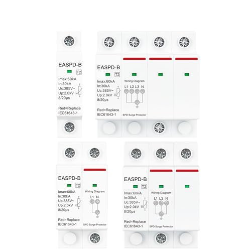 Parasurtenseur 3P 20KA 40KA dispositif protection basse tension CA 385V