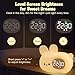 Bunny Alarm Clock with Night Light for Kids with Sleep Training and Sound Machine, Rechargeable Silicone Lamp OK to Wake Clock，Cute Animal Tabletop Lamp, Perfect Sleep Companion for Boys Girls