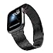 Produktbild LULULOOK Armband Kompatibel mit Apple Watch Ultra 2/Ultra 49mm 45mm 44mm 42mm, Premium Titanium Grad 2 Ersatzarmbänder für iWatch Serie 9 8 7 SE 6 5 4 3 2 1 (Schwarz)
