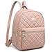 Produktbild Myhozee Rucksack Damen Leder PU Daypack Klein Elegant Rucksack Tagesrucksack für Mädchen,Rosa