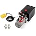 Nakkaa 12V DC Hydraulic Power Device 8 Quart Double Acting Hydraulic Dump Trailer Pump for Lifting and Lowering Dump Trailer Trucks