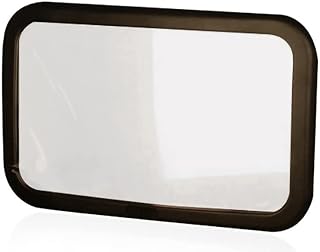 Baby Car Mirror, Car Seat Mirror for Rear Facing, Large Baby Mirror For Car, Rear View Mirror, Safety Crystal Clear View, Shatterproof Baby Car Seat Mirror for Infants, Babies, Kids (Black)
