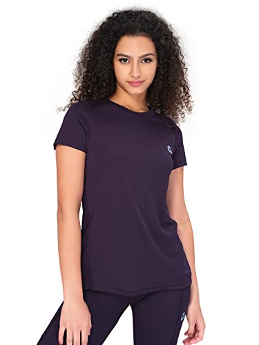 Image of TECHNOSPORT Women's 100% Polyester Regular Fit T-Shirt