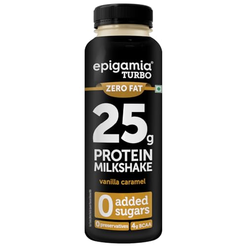 Image of Vanilla-Caramel Turbo 25 gram Protein Milkshake - 250 mL