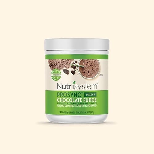 Nutrisystem Nutricrush Probiotic Shakes Chocolate Fudge And Sweet Vanilla Shake Mix - Protein & Probiotics Support Digestive Bust Belly Bloat 2 Containers 16.3 Oz. Each 28 Servings,(Pack Of 2) #TOP2